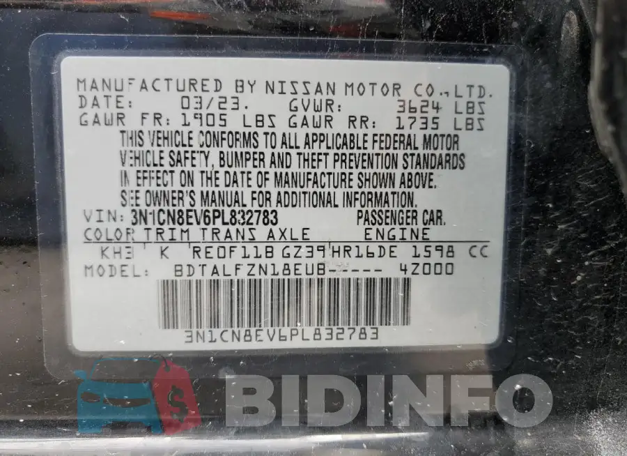 3N1CN8EV6PL832783 Photo# 12