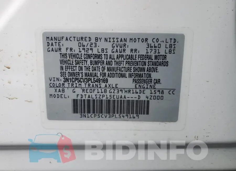 3N1CP5CV3PL549169 Photo# 13