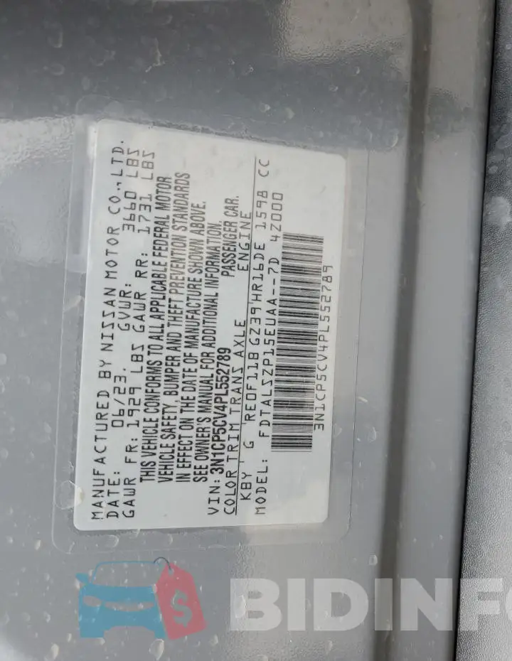 3N1CP5CV4PL552789 Photo# 13
