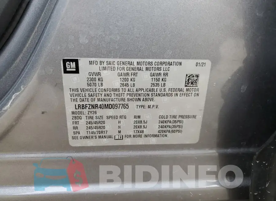 LRBFZNR40MD097765 Photo# 12