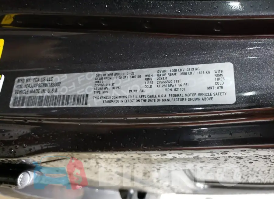 1C4JJXP65NW183002 Photo# 13