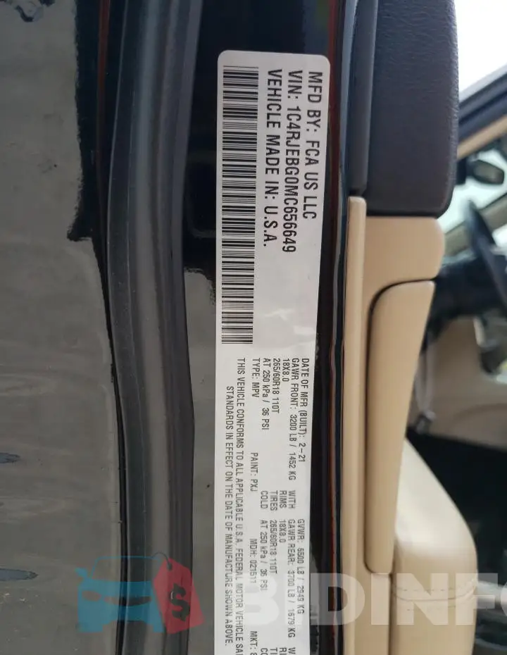 1C4RJEBG0MC656649 Photo# 13