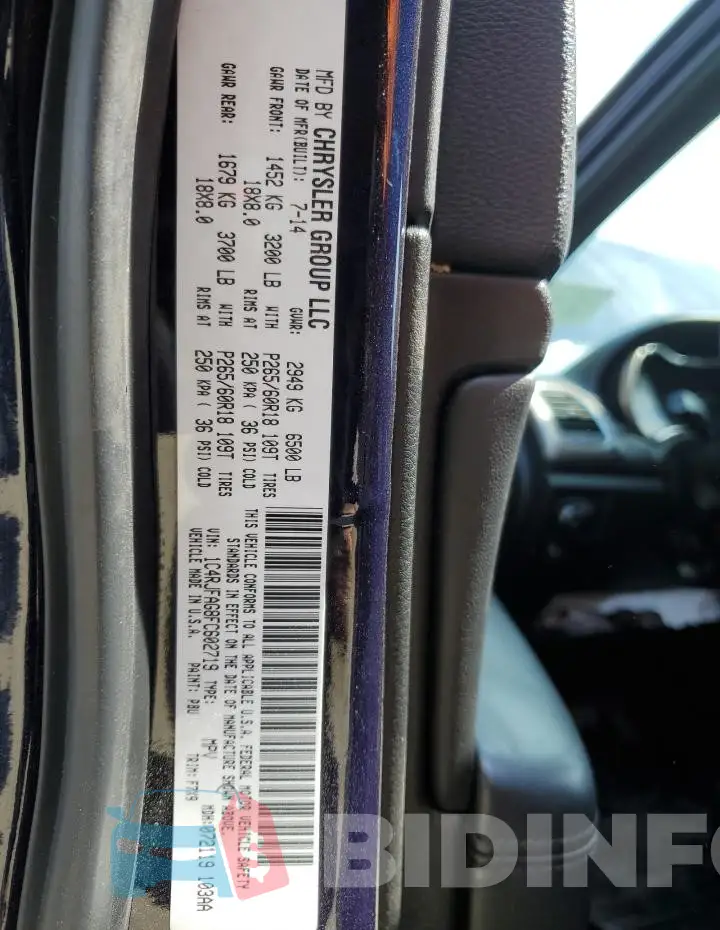 1C4RJFAG8FC602719 Photo# 13