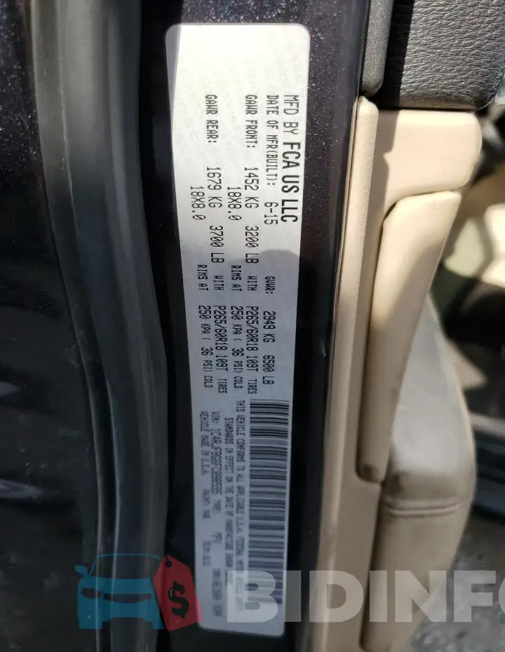 1C4RJFBG6FC898595 Photo# 13