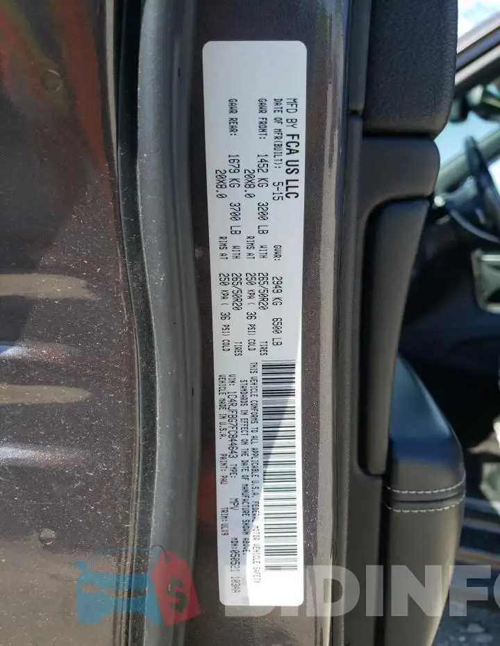 1C4RJFBG7FC844643 Photo# 13