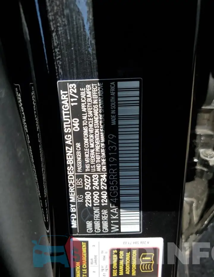 W1KAF4GB5RR191379 Photo# 12