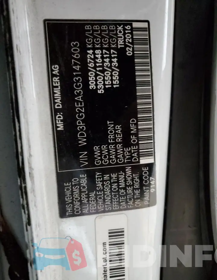 WD3PG2EA3G3147603 Photo# 14