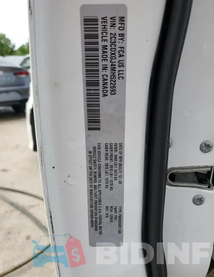 2C3CDXGJ4MH522693 Photo# 13