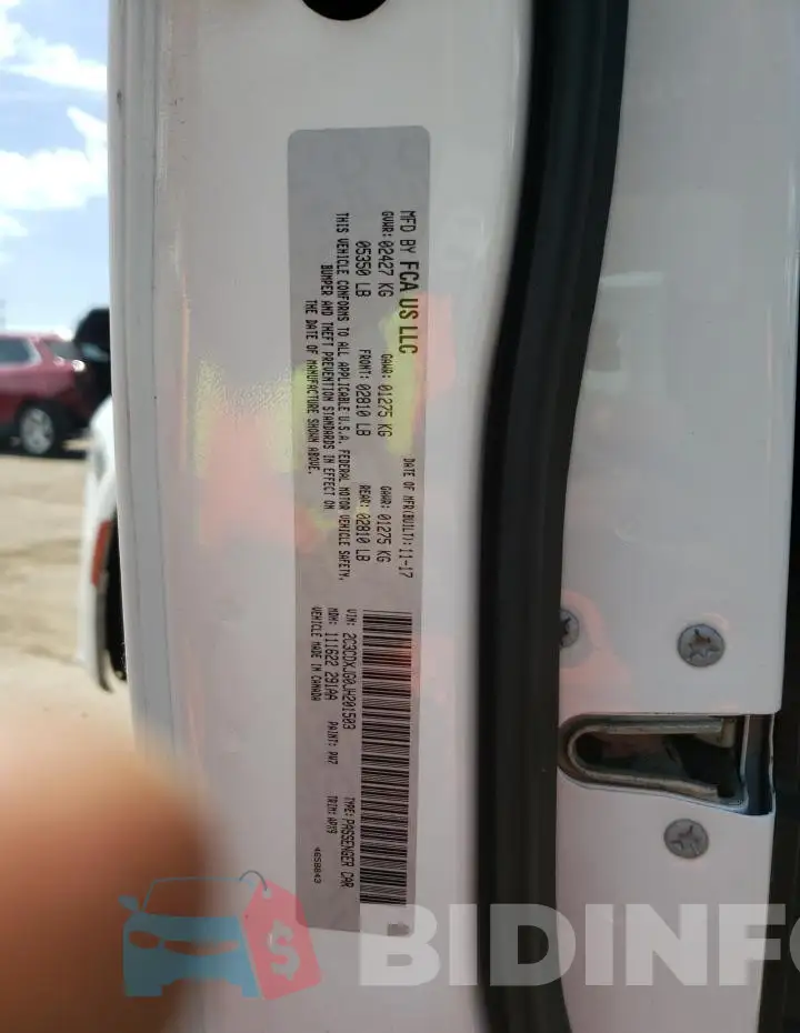 2C3CDXJG0JH201503 Photo# 12