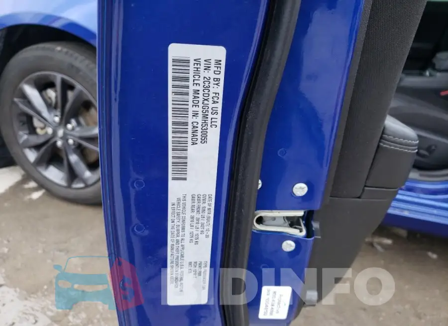 2C3CDXJG5MH530055 Photo# 12