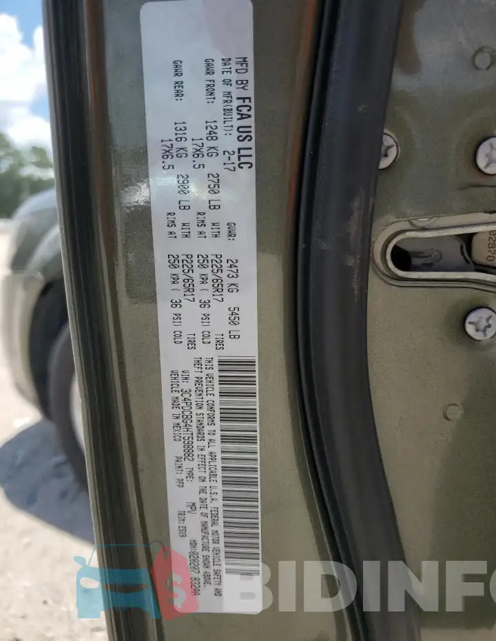 3C4PDCBG4HT598882 Photo# 13