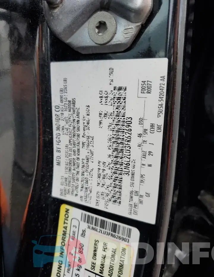 3LN6L2LU3FR626903 Photo# 12