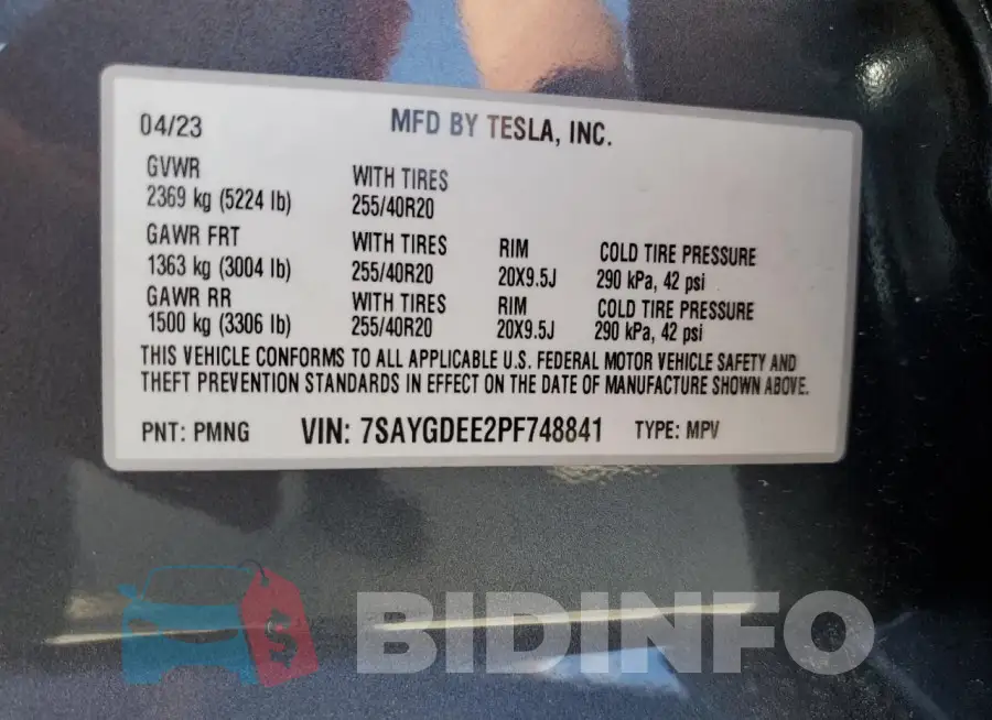 7SAYGDEE2PF748841 Photo# 14