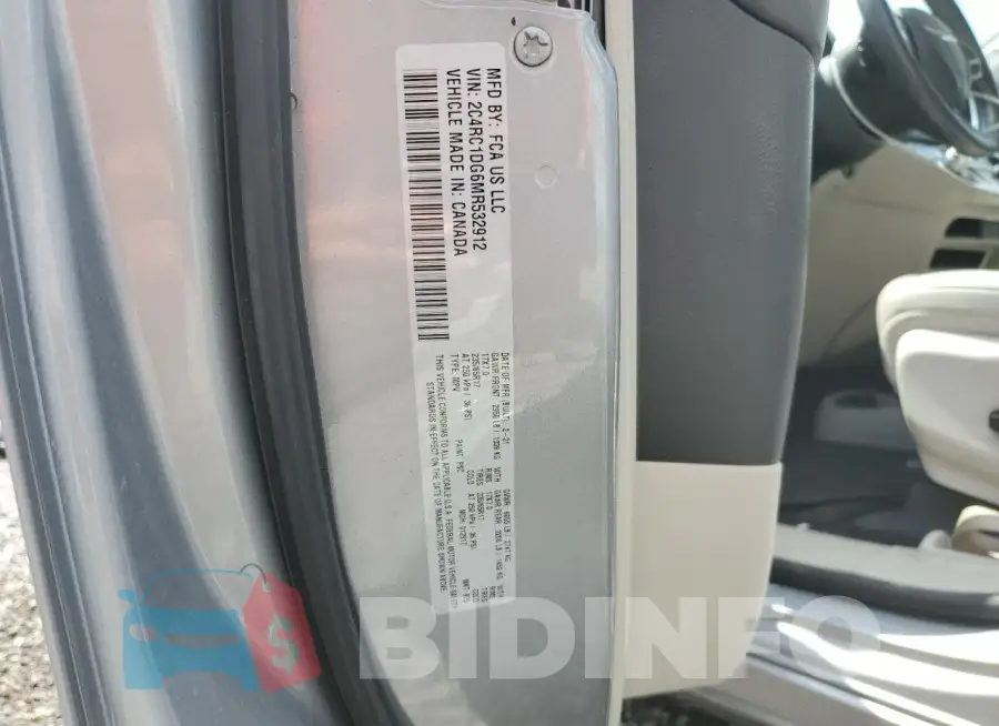 2C4RC1DG6MR532912 Photo# 13