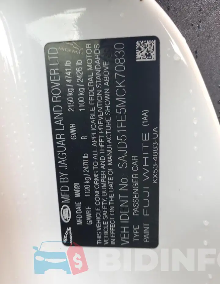 SAJD51FE5MCK70830 Photo# 12