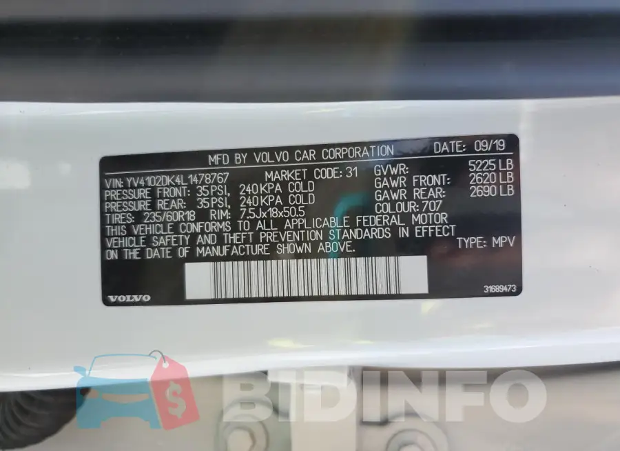 YV4102DK4L1478767 Photo# 14