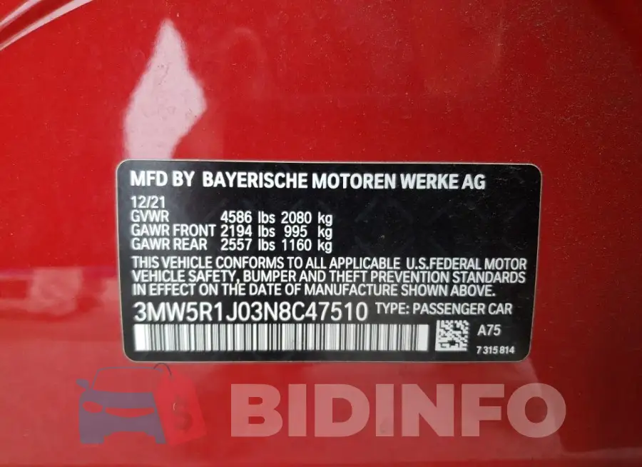 3MW5R1J03N8C47510 Photo# 12
