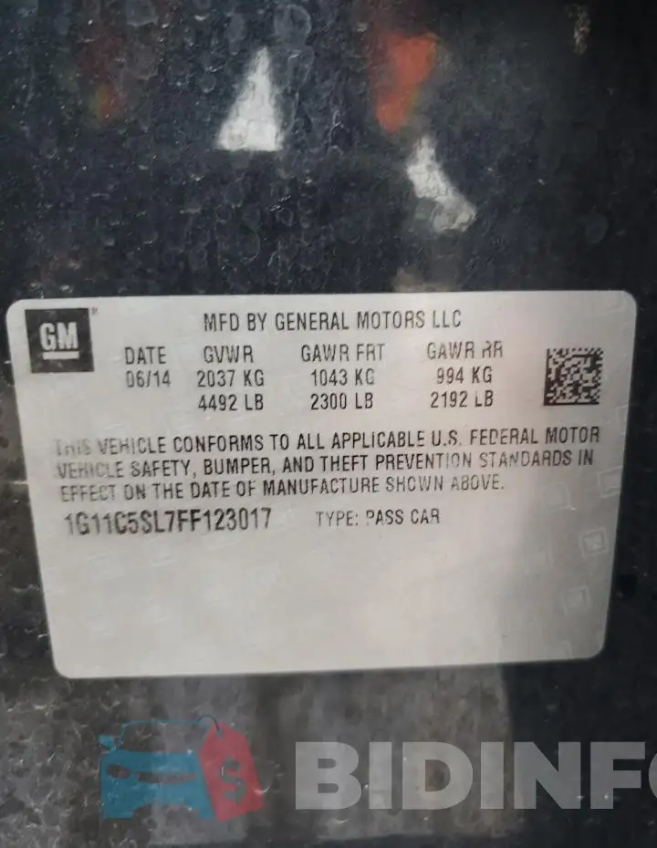 1G11C5SL7FF123017 Photo# 12