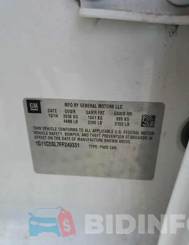 1G11C5SL7FF249331 Photo# 13