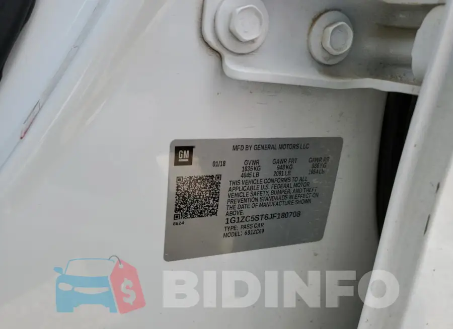 1G1ZC5ST6JF180708 Photo# 12