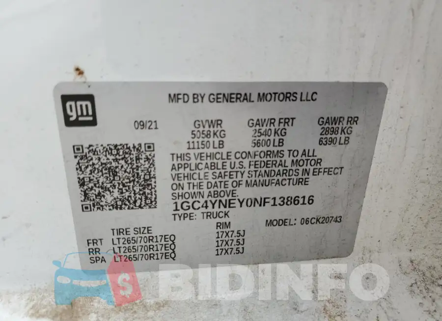 1GC4YNEY0NF138616 Photo# 13