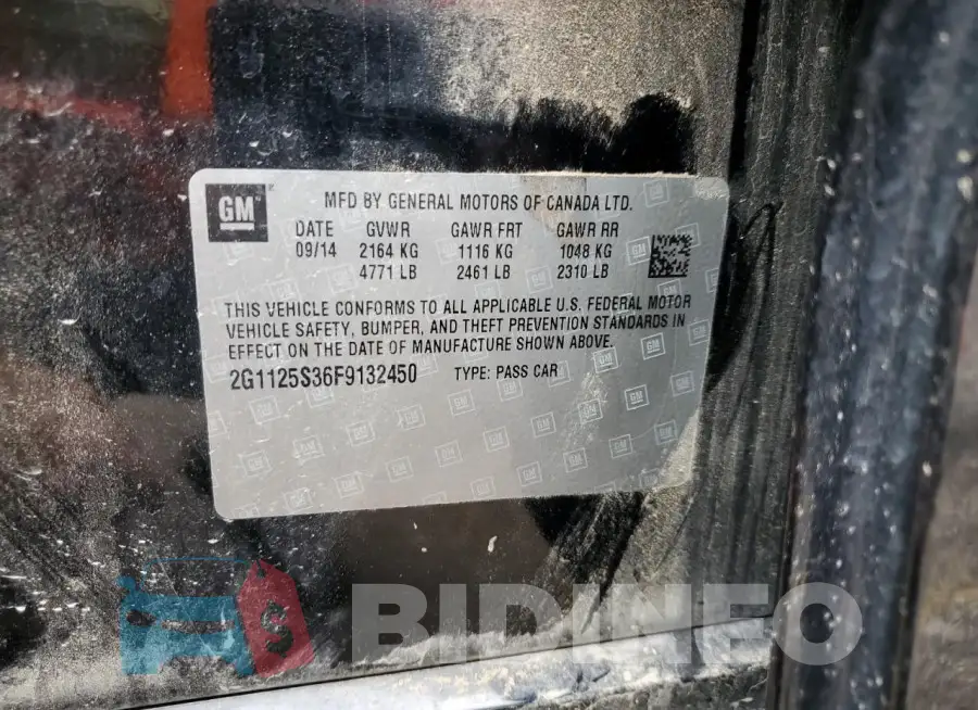 2G1125S36F9132450 Photo# 12