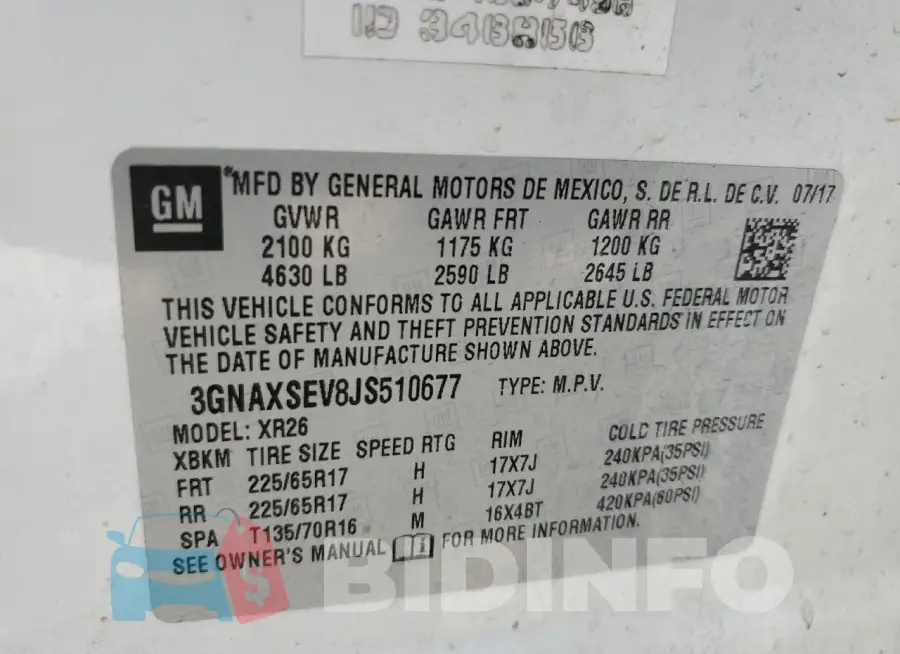 3GNAXSEV8JS510677 Photo# 12
