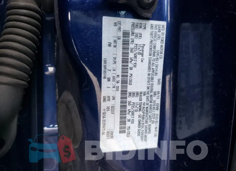 1FADP5BU3GL100201 Photo# 14