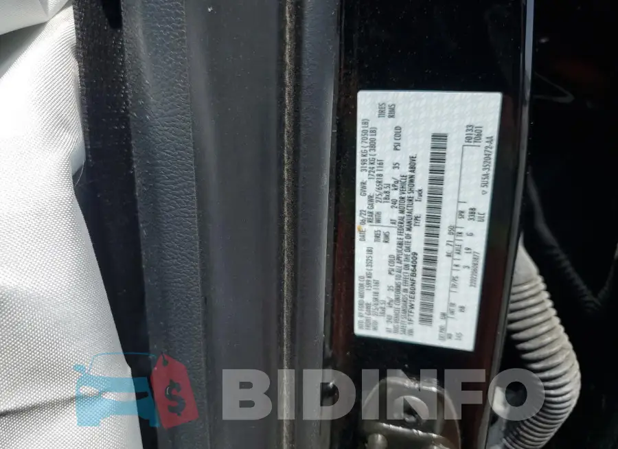 1FTFW1E80NFB64009 Photo# 12