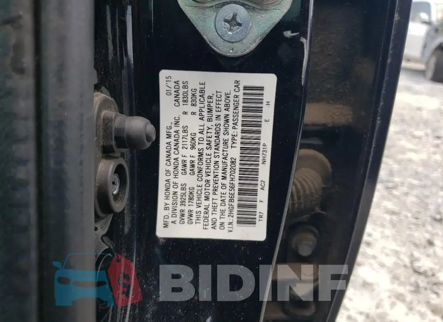 2HGFB6E56FH702082 Photo# 12