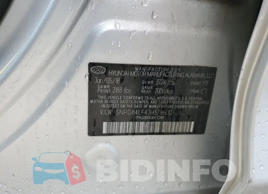 5NPD84LF4JH373600 Photo# 12