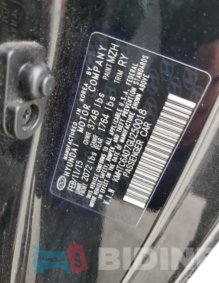 KMHTC6AD7GU250018 Photo# 12