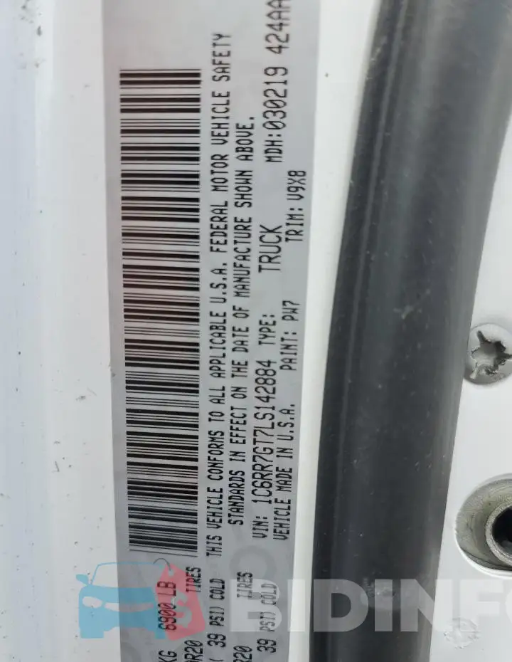 1C6RR7GT7LS142884 Photo# 12