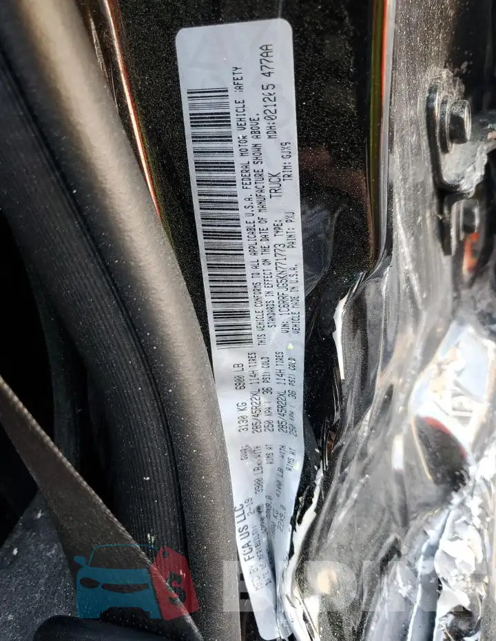 1C6RRFJG5KN771773 Photo# 13