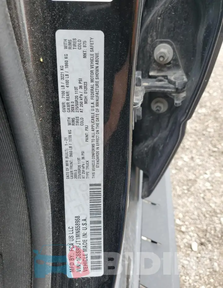 1C6SRFJT1MN658968 Photo# 12