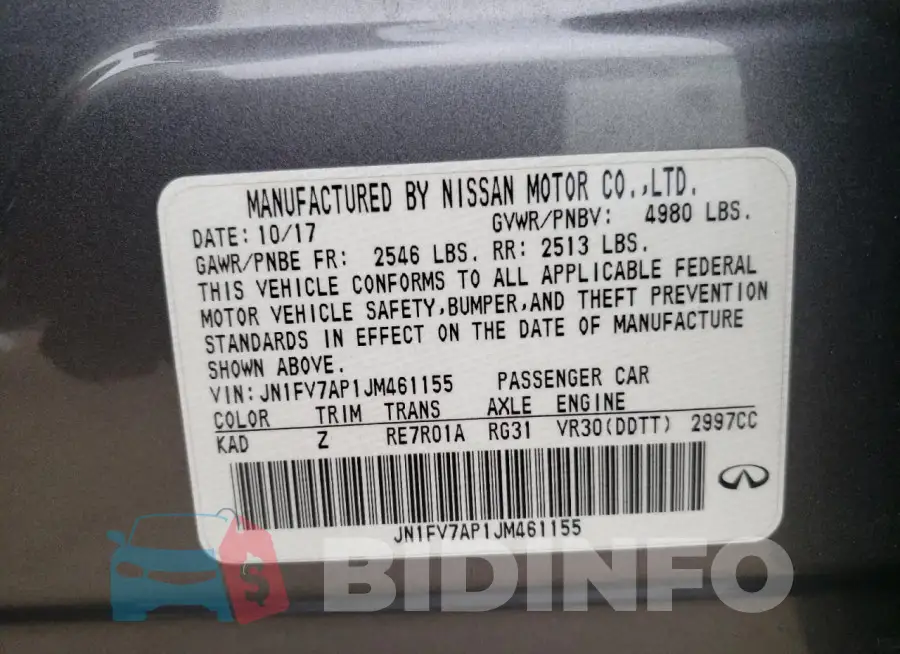 JN1FV7AP1JM461155 Photo# 12