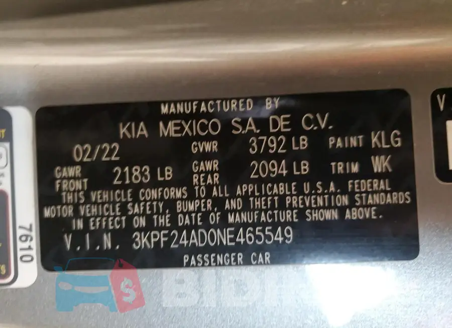 3KPF24AD0NE465549 Photo# 12