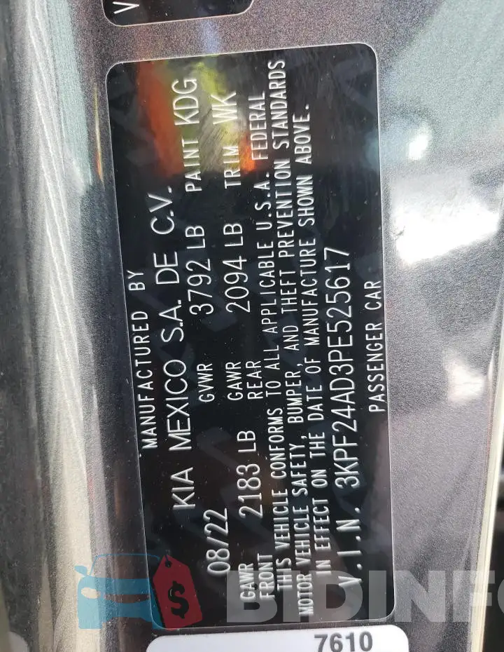 3KPF24AD3PE525617 Photo# 13