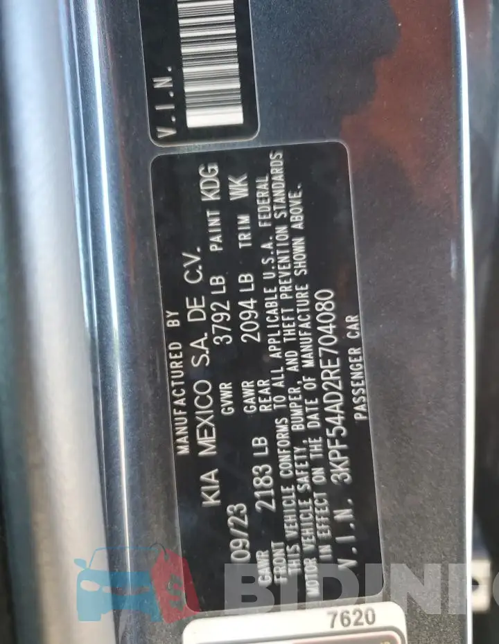 3KPF54AD2RE704080 Photo# 12