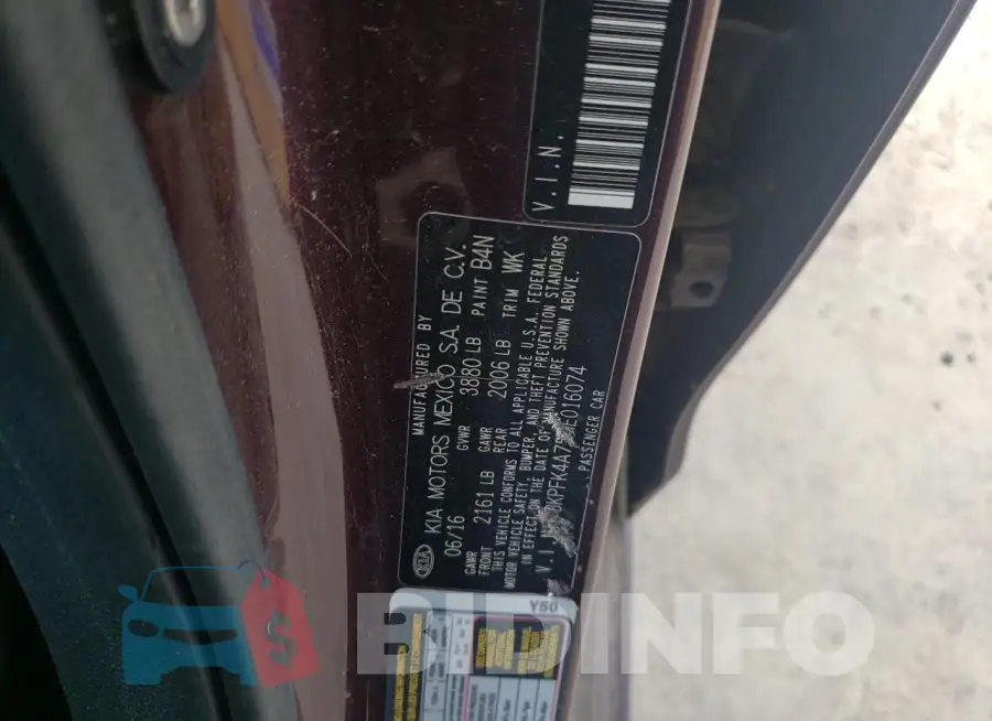 3KPFK4A75HE016074 Photo# 12