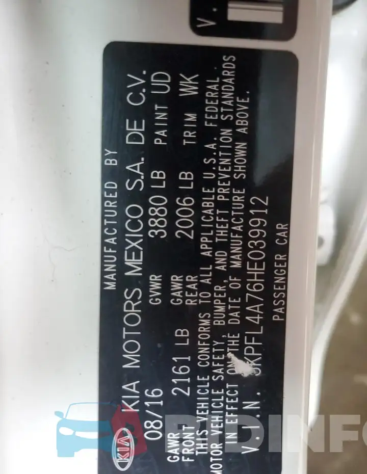 3KPFL4A76HE039912 Photo# 13