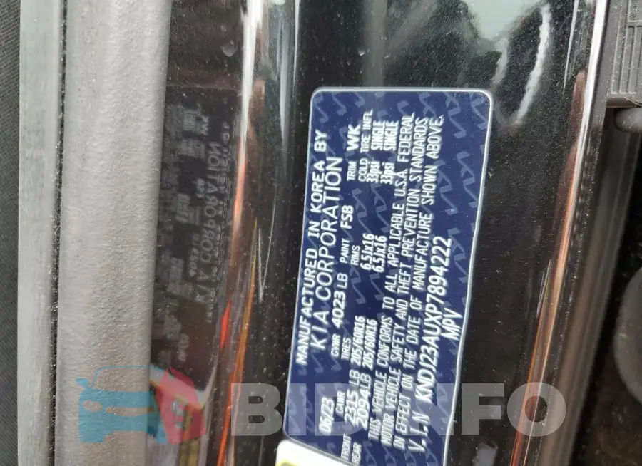 KNDJ23AUXP7894222 Photo# 12