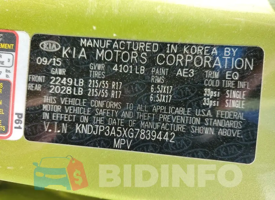 KNDJP3A5XG7839442 Photo# 13