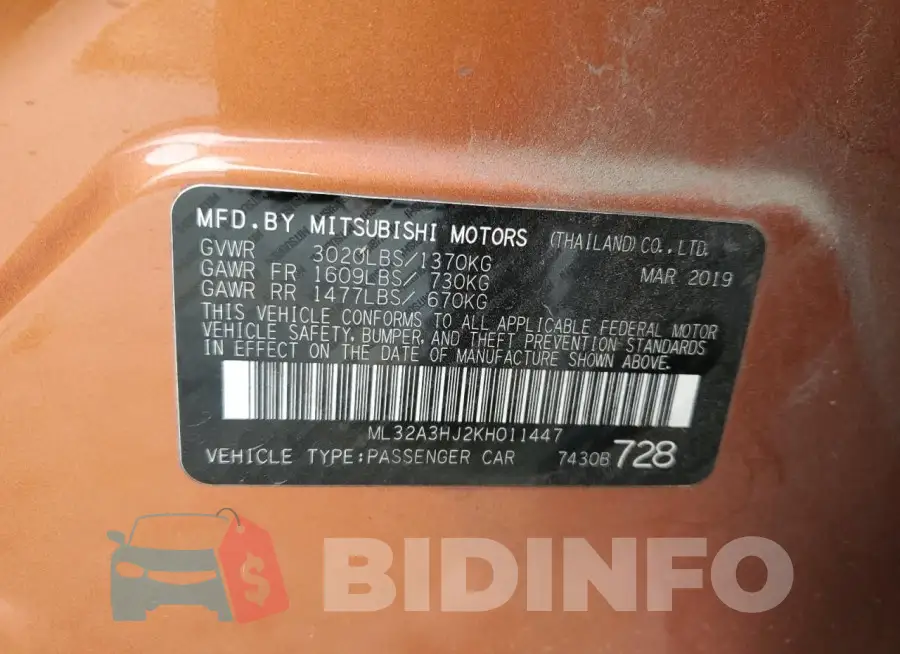 ML32A3HJ2KH011447 Photo# 12