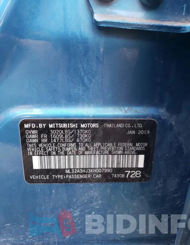 ML32A3HJ3KH007990 Photo# 12