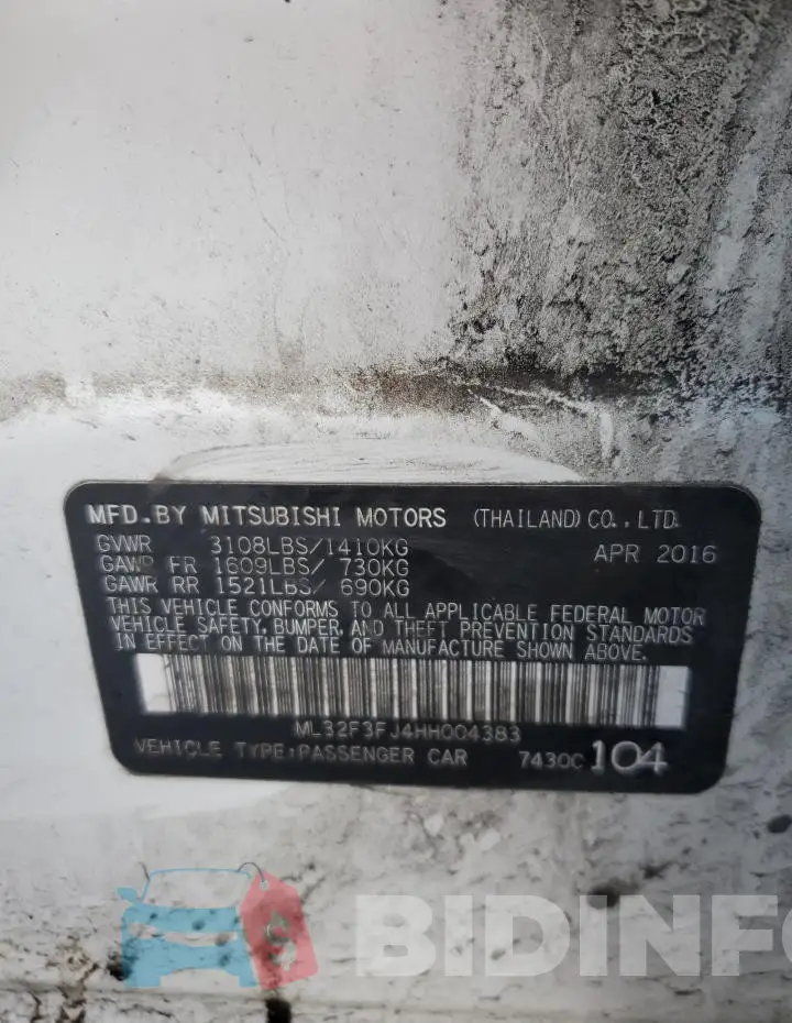 ML32F3FJ4HH004383 Photo# 12