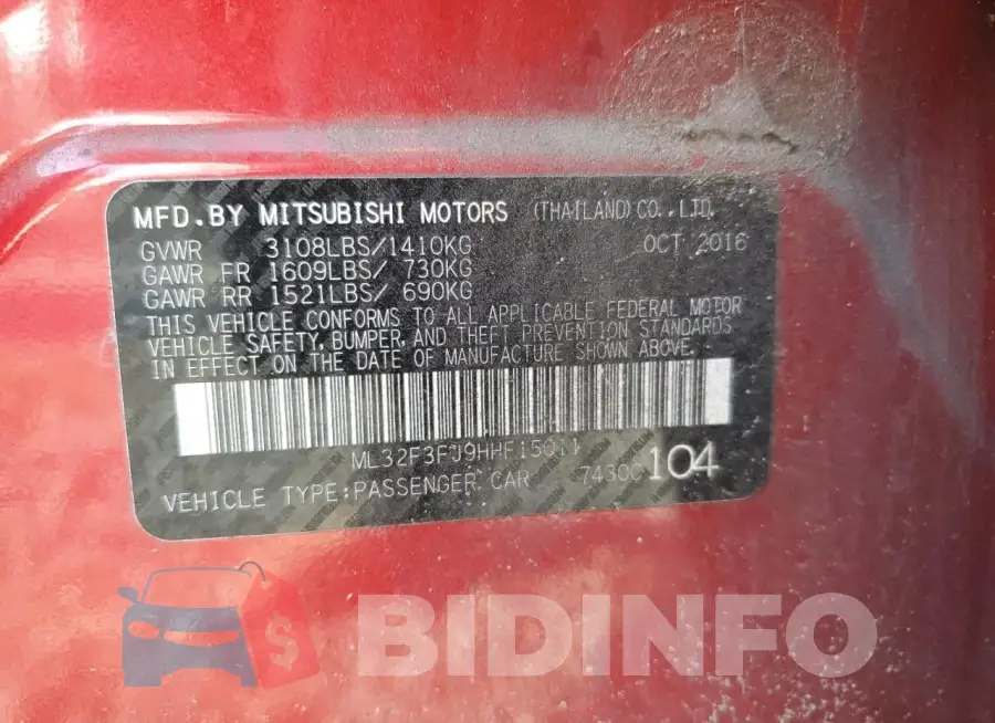 ML32F3FJ9HHF15011 Photo# 12