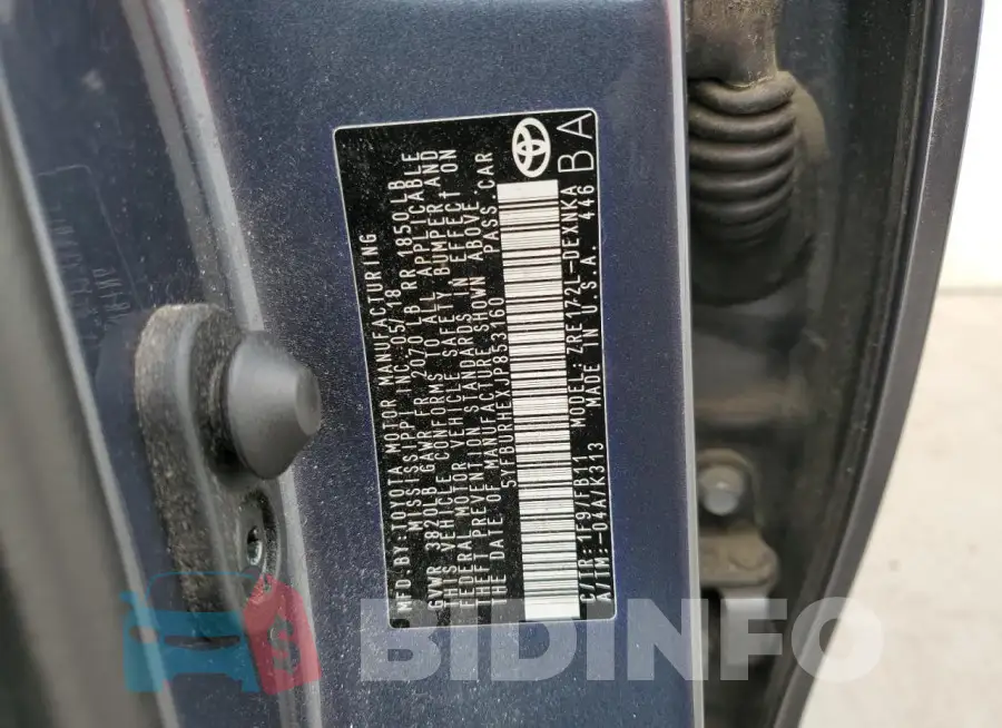 5YFBURHEXJP853160 Photo# 12