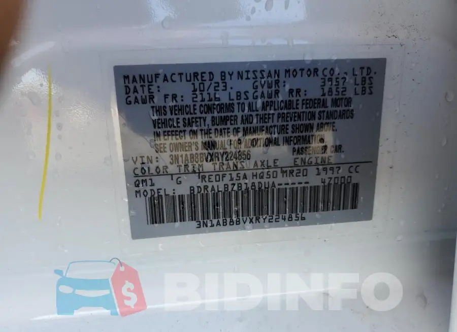 3N1AB8BVXRY224856 Photo# 13