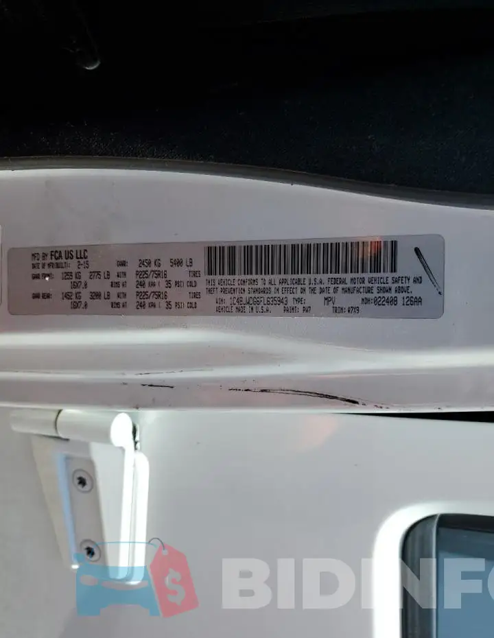 1C4BJWDG6FL635943 Photo# 13